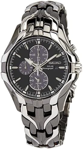 SEIKO Watch for Men - with Solar Chronograph, 6-Month Power